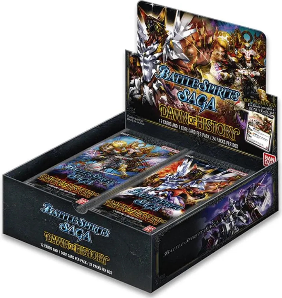 Boîte Scellée Battle Spirits Saga Dawn of History contre les Doublons