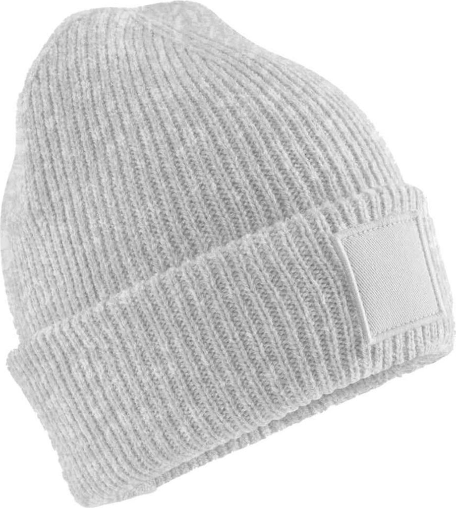 Beechfield - Mütze für Kinder, Tonlicher Aufnäher PC7860 (Einheitsgröße) (Wolkengrau)