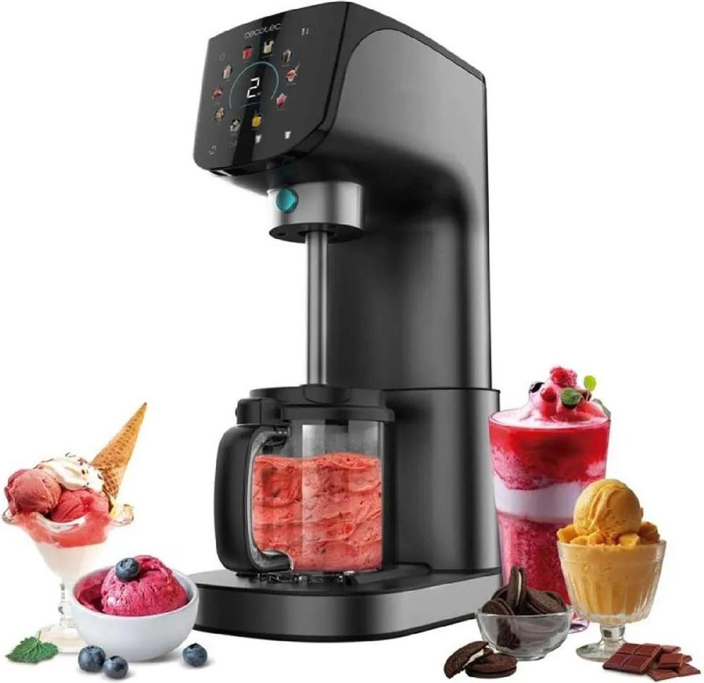 Speiseeismaschine mit 10 Programmen. CreamOn-Technologie und Touchscreen. Eiscreme und gefrorene Getränke in 3 Schritten.