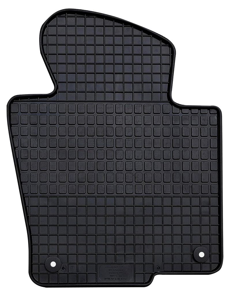Fahrer Gummimatte Premium 1-teilig schwarz
