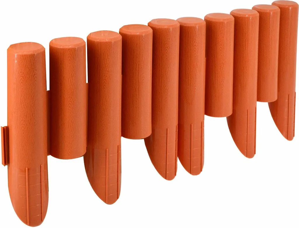 Palizzata per Aiuole Awtools | 2,3 Metri Effetto Legno Naturale