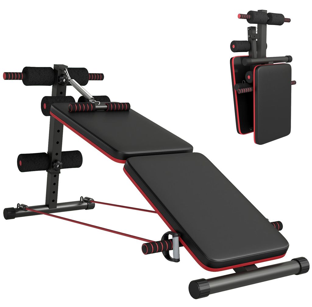 HOMCOM Sit Up Bank Bauchtrainer Trainingsbank Produktbild 