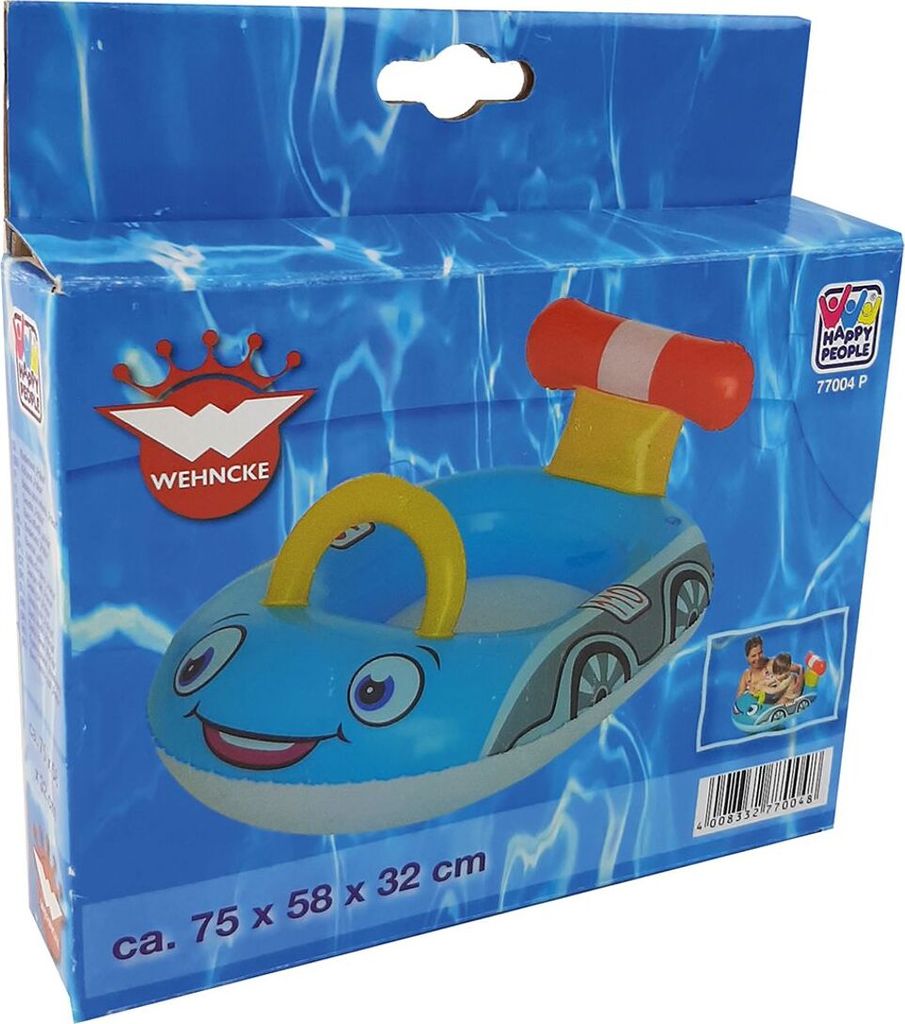 Kinderboot 75x58cm Polizei/Feuerwehr, aufgeblasen 75 x 58 x 32 cm,