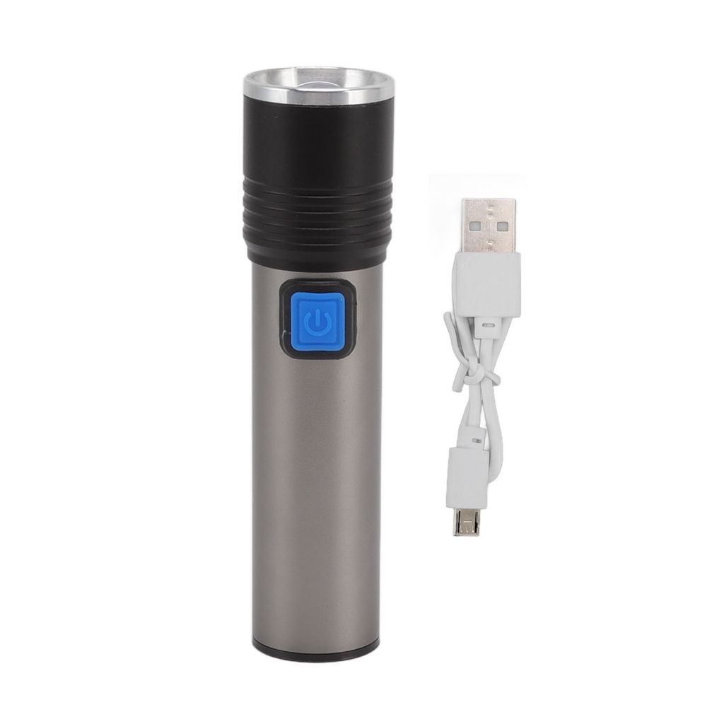 365 nm UV LED baterka – nabíjateľná cez USB, mini ručná Obrázok produktu 