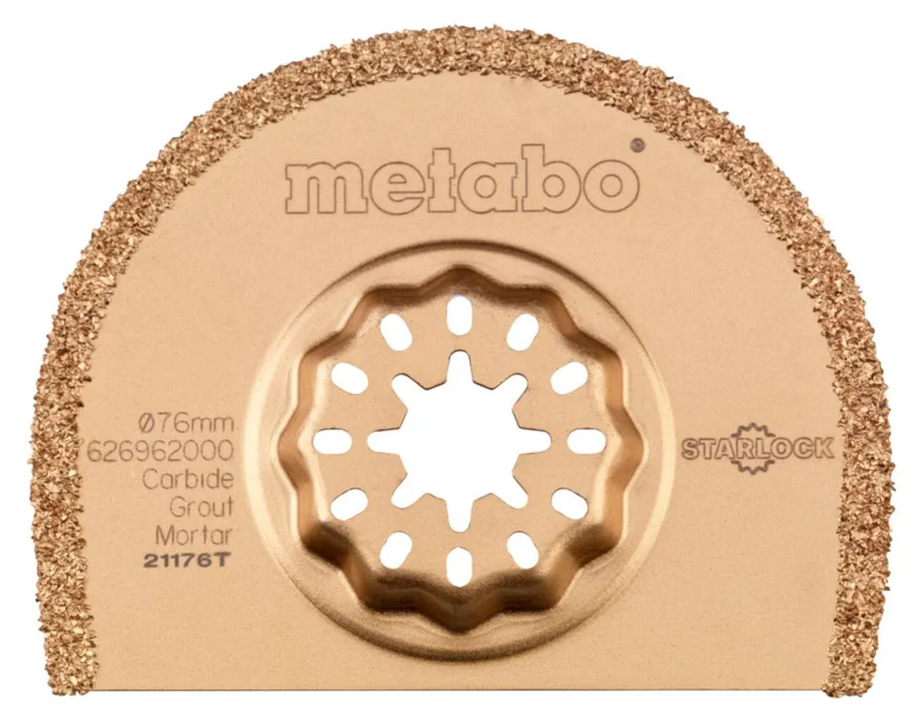 Disque segmenté Starlock HM Riff 85 mm pour déjointoyage du carrelage