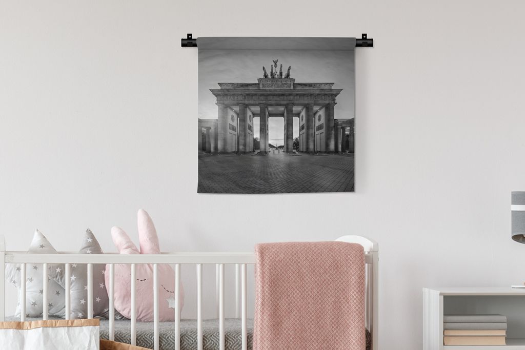 MuchoWow Wandteppich Wandbehang Berlin - Architektur - Museum 60x60 cm Tapisserie Dekoration Wandtuch - Dekorationen - Wand Decke