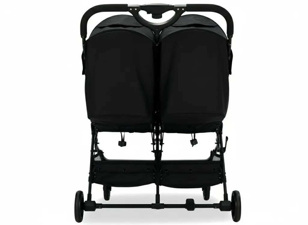 Poussette double ultra légère Asalvo Henry avec pliage rapide et compact - 2