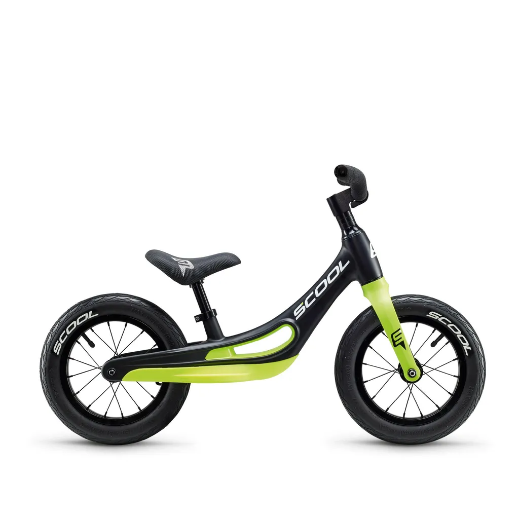 pedeX Magnesium Vélo sans pédale 12 pouces noir et jaune pour enfant
