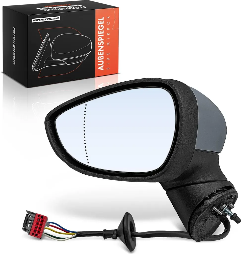 Rétroviseur extérieur gauche pour Ford Fiesta VI 1.2L 1.4L 1.6L Noir