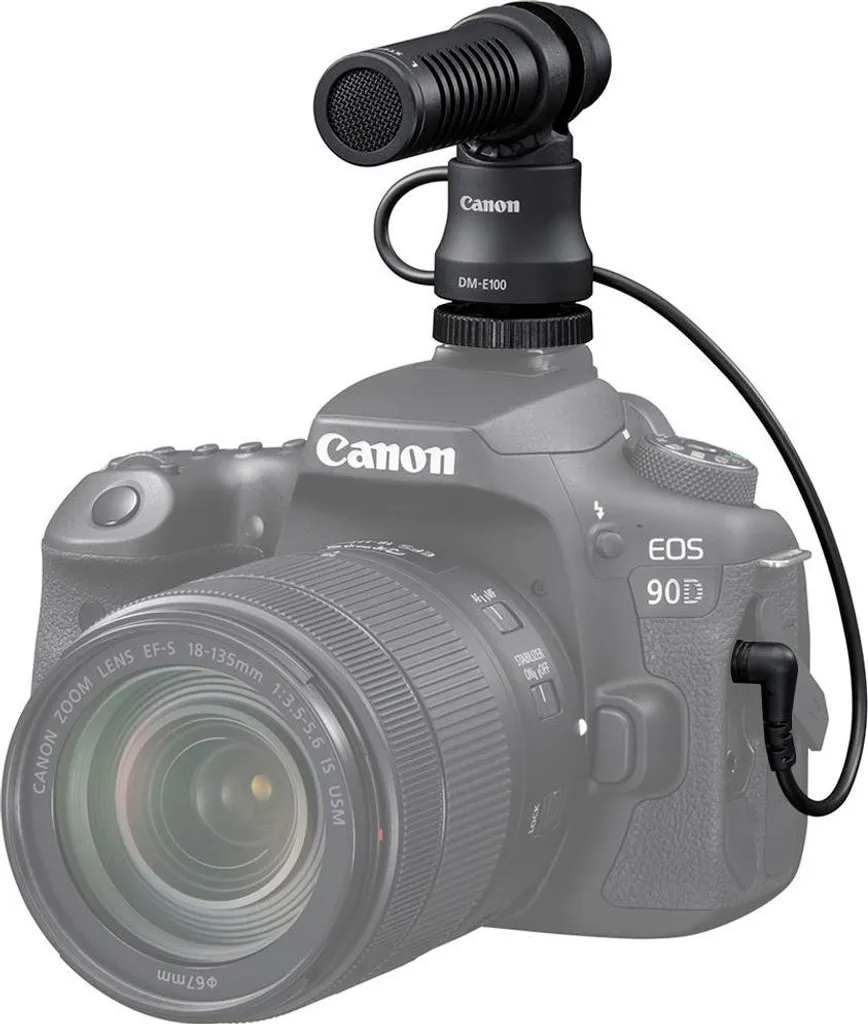 Canon DM-E100 Micro externe stéréo filaire pour appareils photo EOS - 2