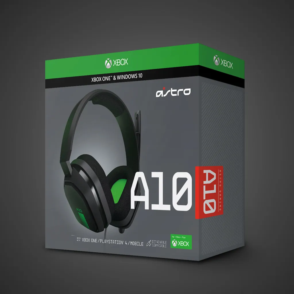 Casque ASTRO A10 avec Micro Flexible et Structure Ultra-Durable Gris Vert - 3