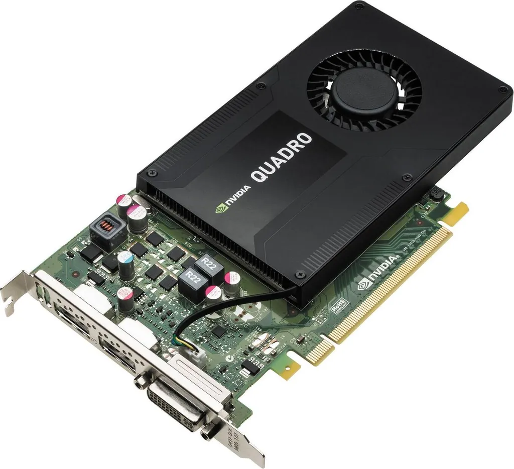 GPU Professionnel NVIDIA Quadro K2200 4 Go pour Rendu 3D et Architecture