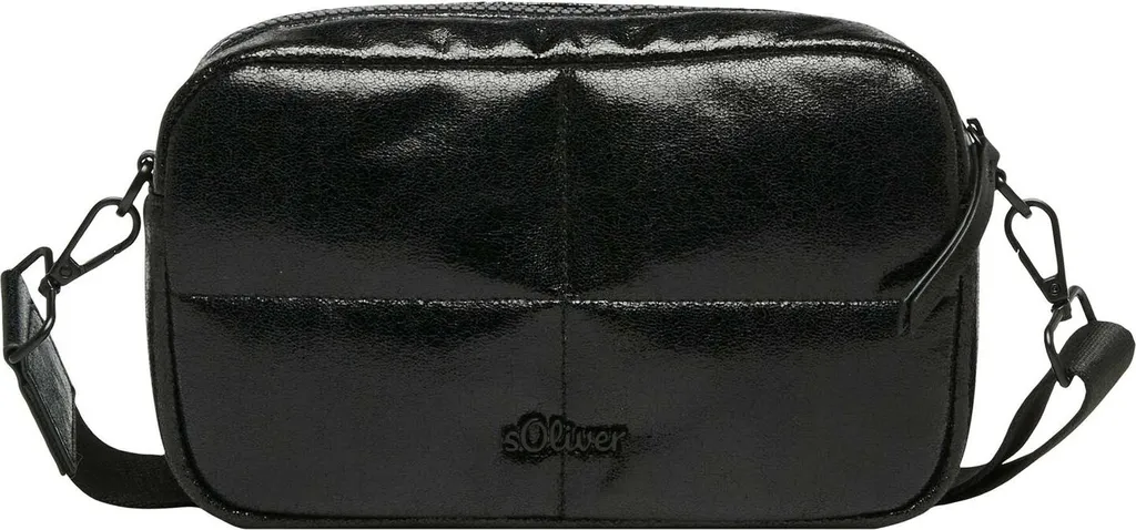 s.Oliver Borsa a Tracolla Crossover Bag Grey Black - Spedizione Rapida
