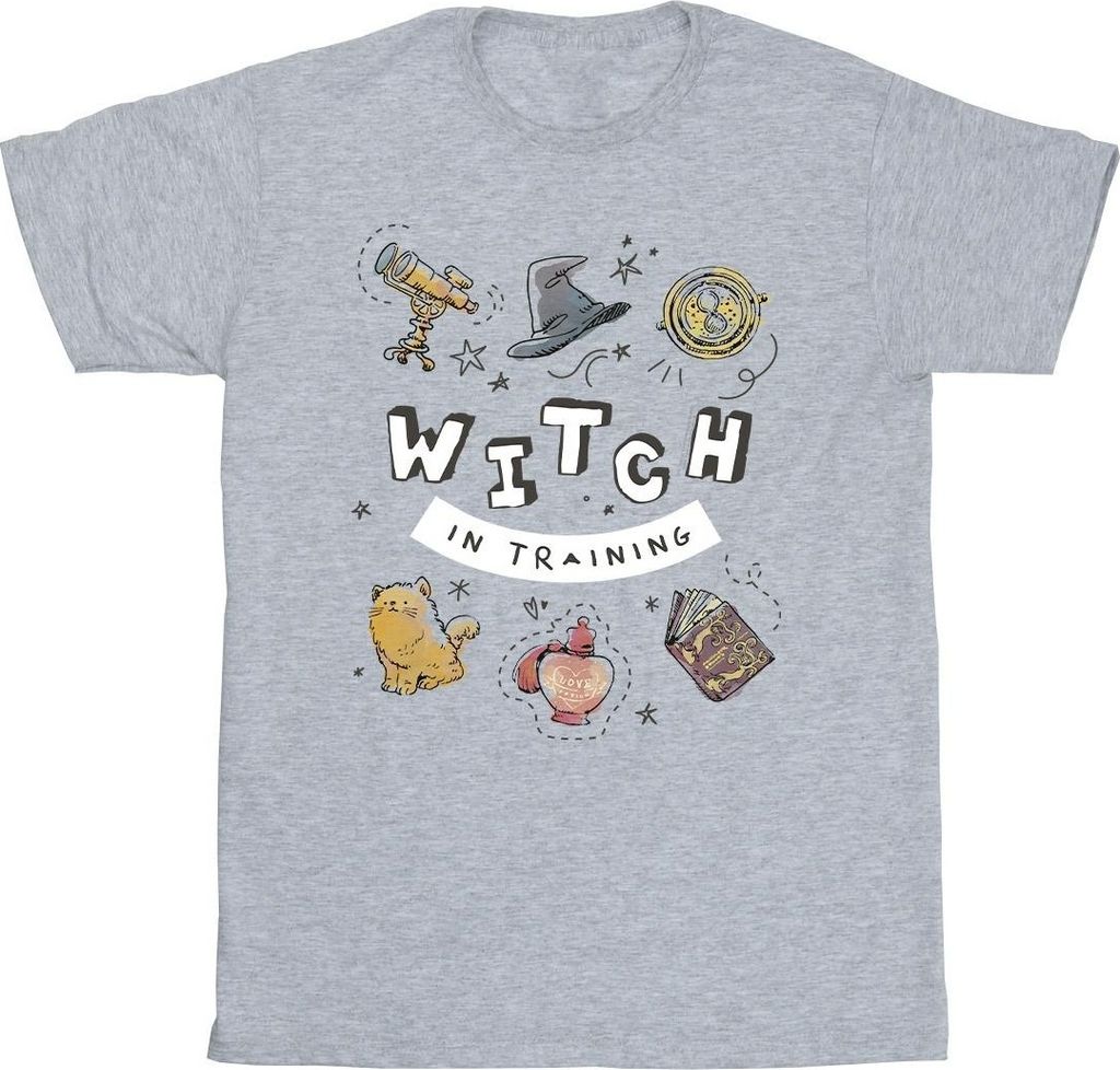 Harry Potter - "Witch In Training" T-Shirt für Herren BI30981 (XXL) (Grau)