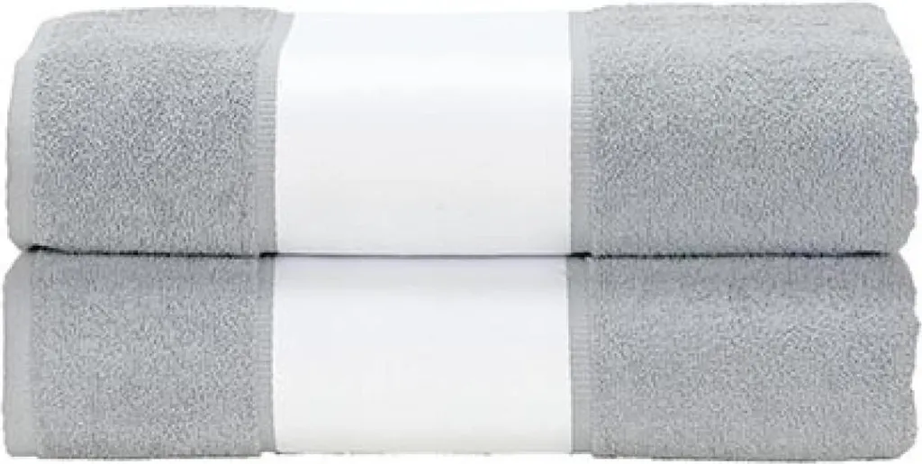 Drap de bain absorbant SUBLI-Me® 70 x 140 cm Gris Clair au toucher doux