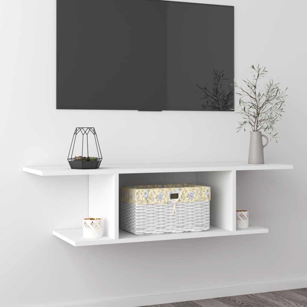 Maison Exclusive - TV-Wandschrank Weiß 103x30x26,5 cm