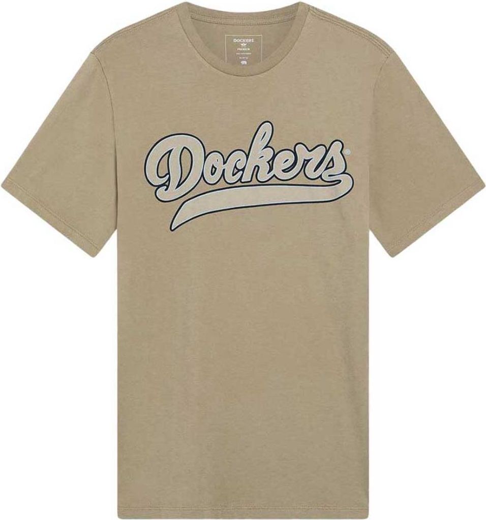 Dockers Graphic Slim Kurzarm-t-shirt Beige M Mann Beige M