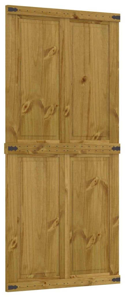 Porta del fienile  Marrone Miele 100 x 210 cm Immagine del prodotto 