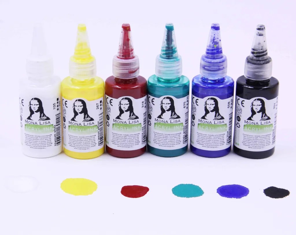 Monalisa flüssige Acrylfarben Set 6 x 40 ml