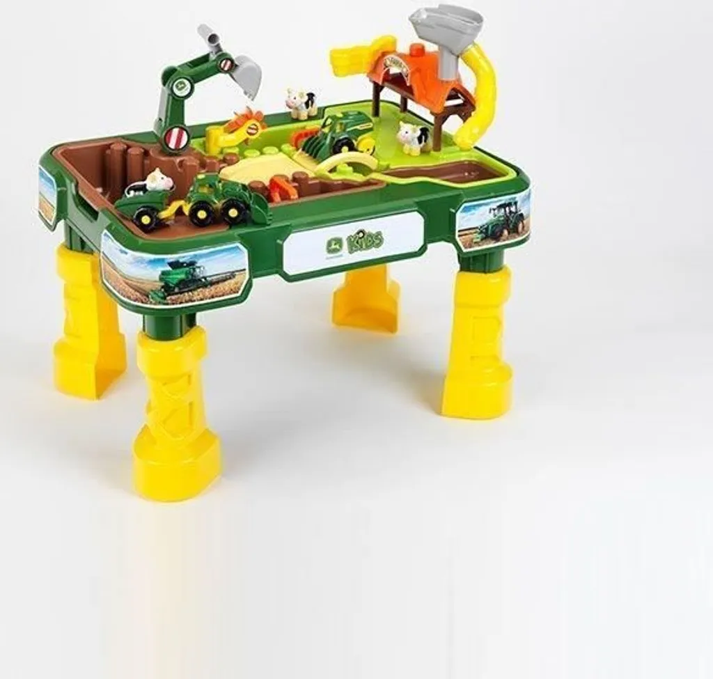 Table de jeu John Deere Farm 2-en-1 avec accessoires de ferme - 11