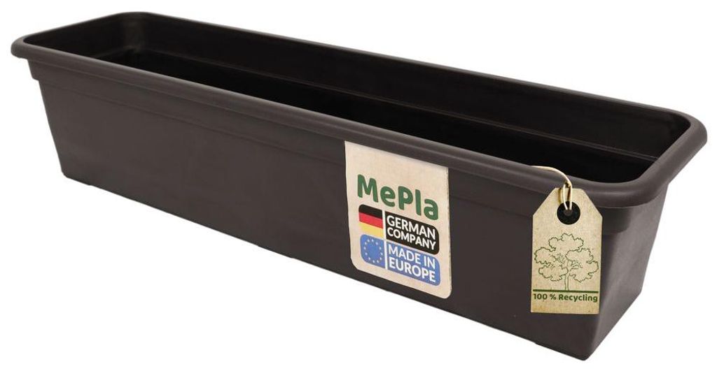 MePla - Blumenkasten Balcony Standard 100 cm braun Produktbild 