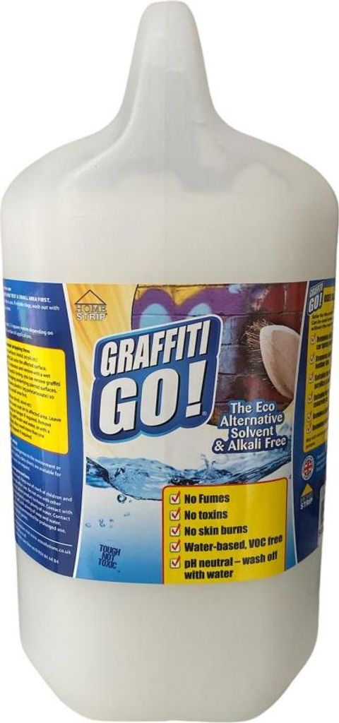 Graffiti Go! - Entferner für Graffiti, Farben und Anstriche 5L