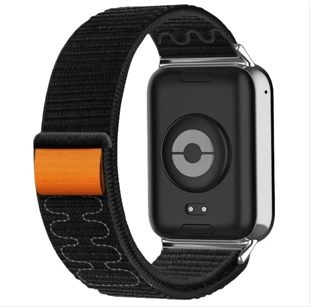 Cinturino Sportivo Nylon per Xiaomi Smart Band 9 Pro / 8 Pro Nero
