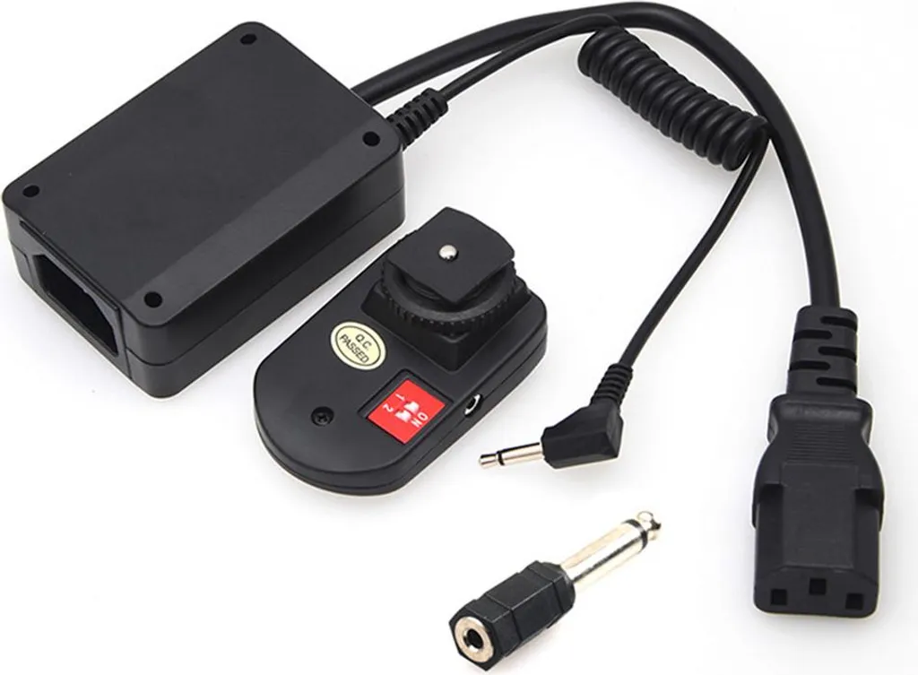 Kit Trasmettitore e Ricevitore Wireless Flash 4 Canali Jack 6.35mm - 5