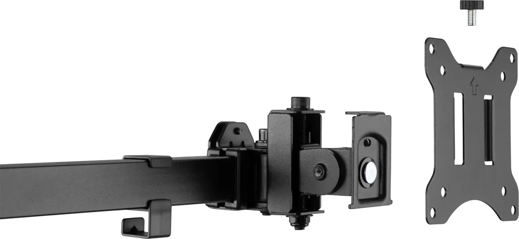 Support Écran PC Double 32 Pouces InLine Fixation Bureau Charge 9kg