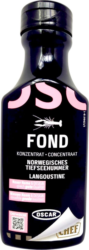 OSCAR Fond de homard norvégien concentré 200 ml Fond Image du produit 