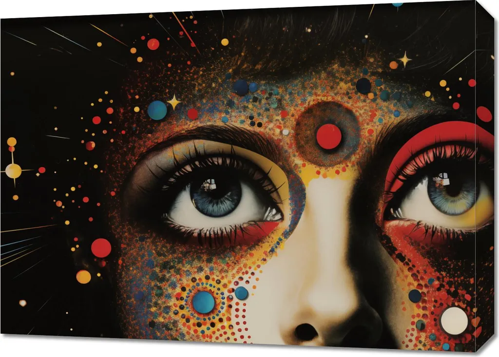 Déco murale Galaxie en formation 70x50 cm : habillez vos murs vides