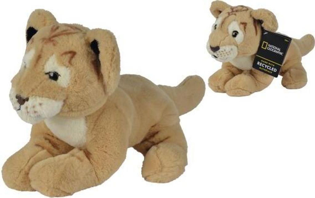 Simba National Geographic Hug Leeuw, 25 cm
