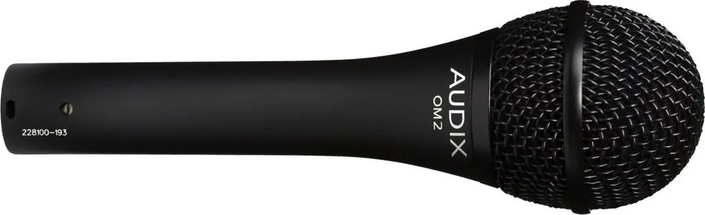 Microphone de Scène Audix OM2 Dynamique avec Haute Résistance Larsen