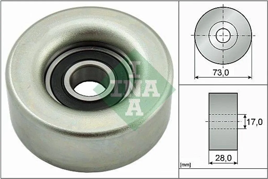 Rullo Cinghia INA 532078310 Mazda 2 & 3 | Ricambio Originale ZJ0115940