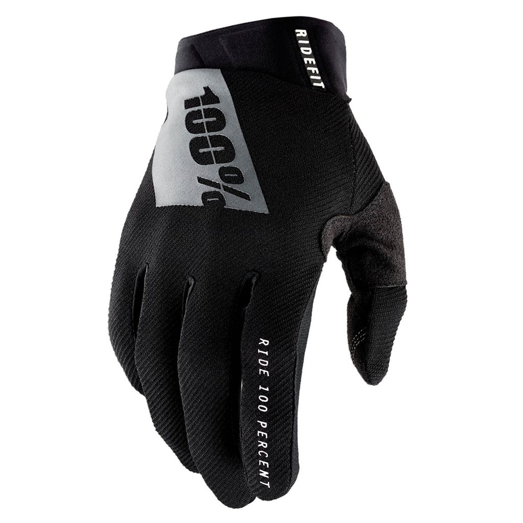100 Prozent Cross/Enduro Handschuhe Ridefit Schwarz Farbe Grösse S Alten Code: 10014-001-10