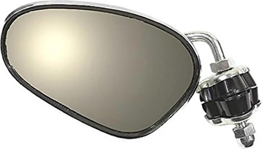 Miroir de bouclier de jambe Re.boum pour scooter vintage chromé 250mm