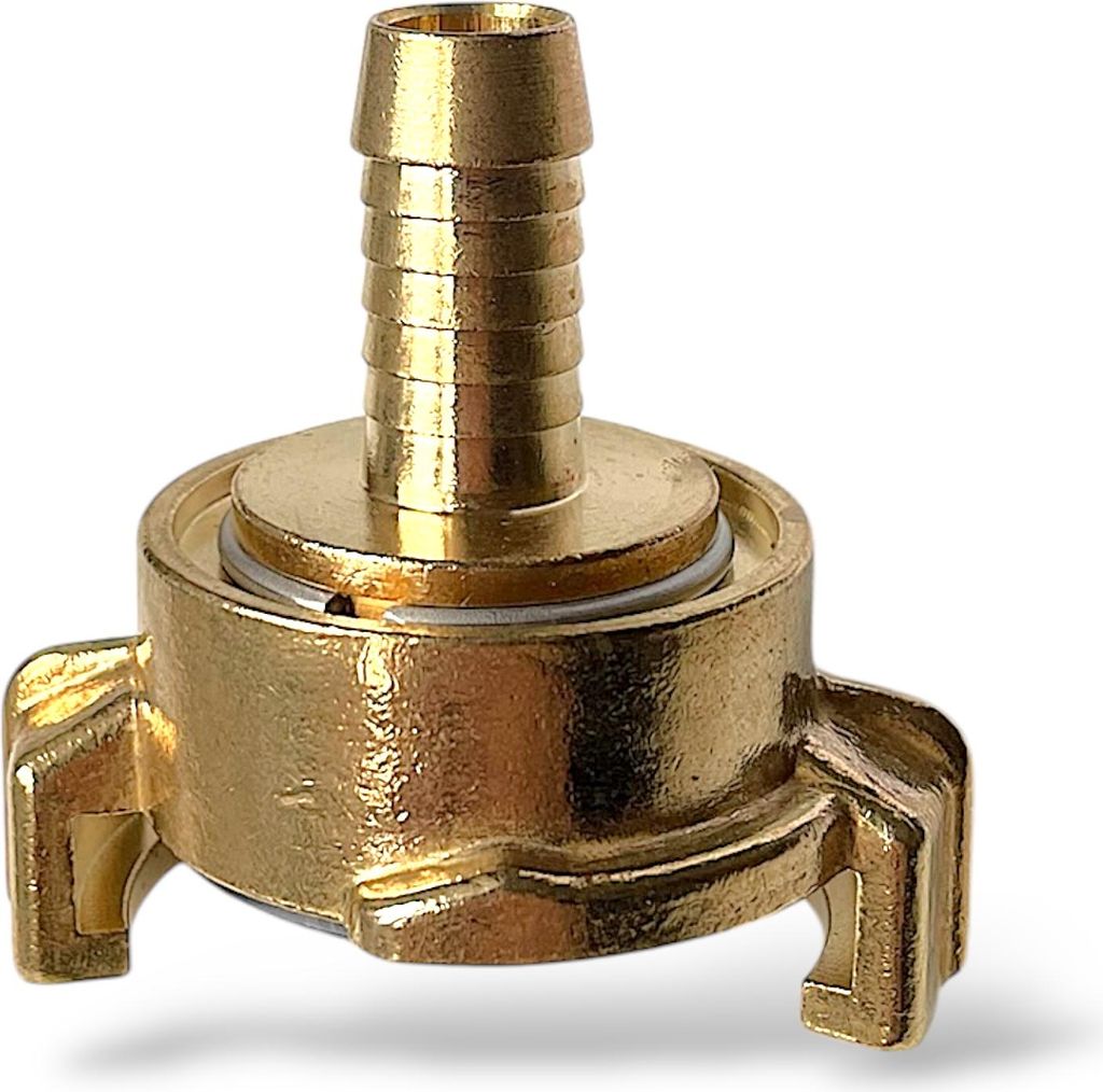 Schnellkupplung Schlauchstück, Messing, Tülle drehbar 13 mm (1/2 Zoll Schlauch)
