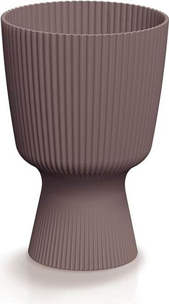Blumentopf MILLY ROUND 14,6 cm - Farbe: Marsala Produktbild 