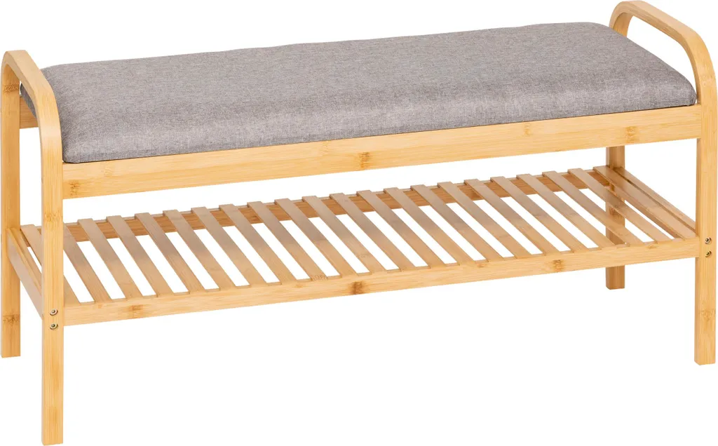 Dites Stop au Désordre : Banc à Chaussures Bambou Cosy 90cm 5 Five