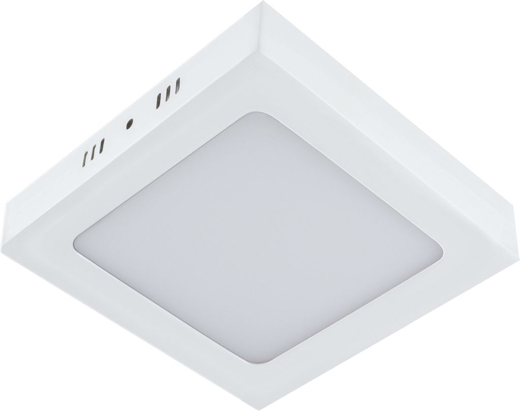 LED Deckenlampe Aluminium 17 cm breit Weiß quadratisch neutralweißes Licht 4000 K 1290 lm