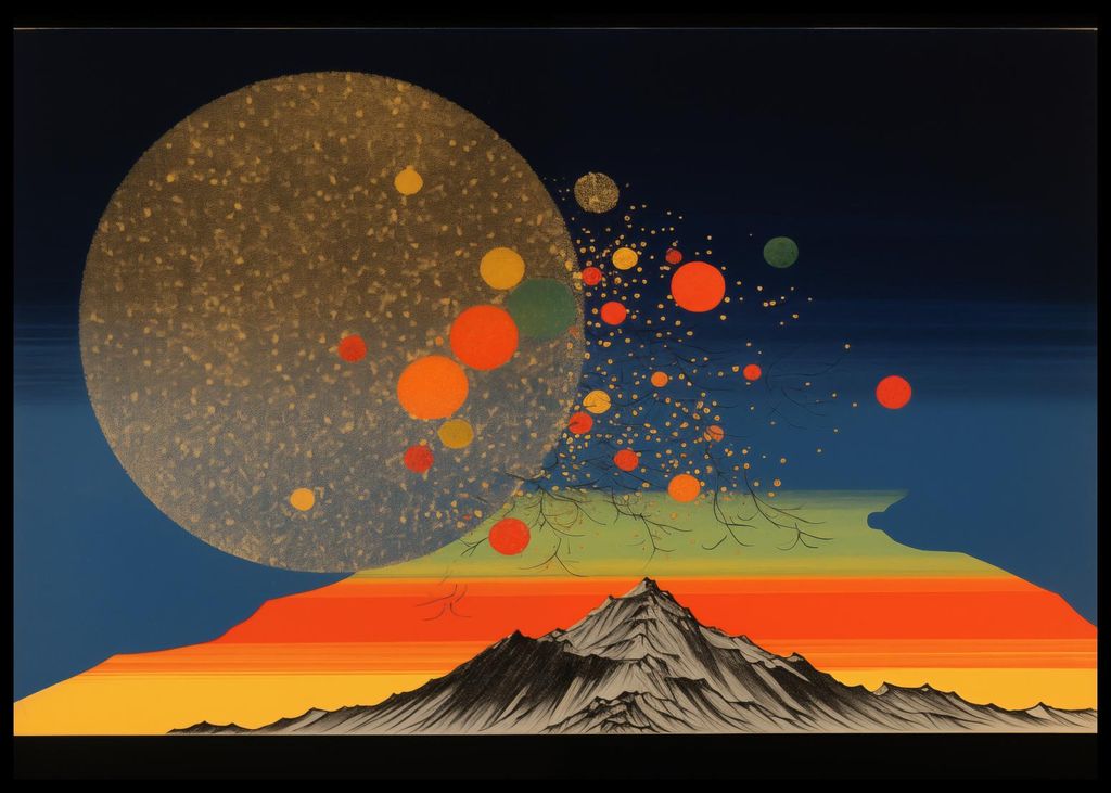 Plakat 84,1x59,4cm Ausstellung Auf der Welt