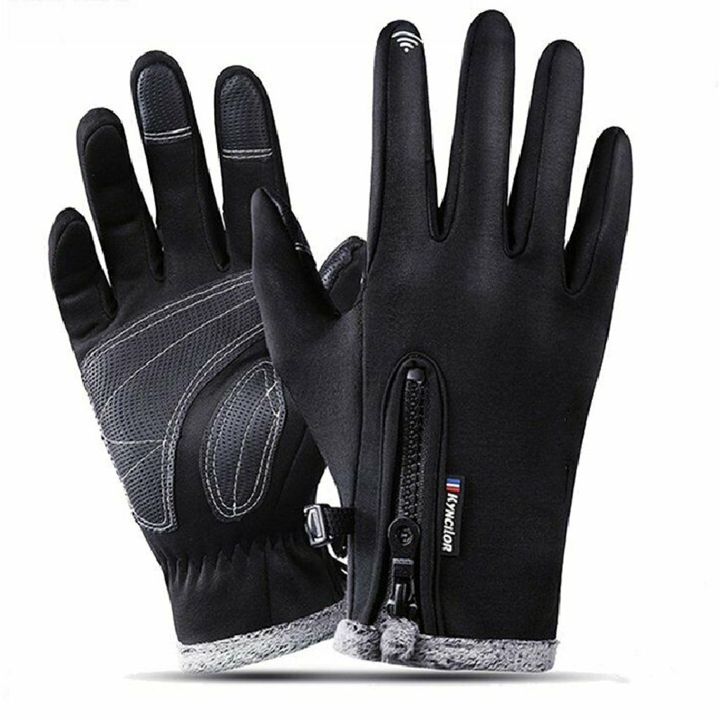 Fahrradhandschuhe Thermo Winter Touchscreen Handschuhe Winddicht Unisex M-XXL DE 
