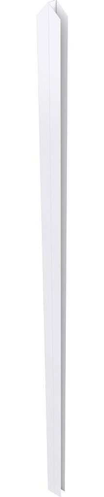 Verbindungsprofil für doppelt verglaste Wand - Höhe 130 cm - Weiß - TOLLESON