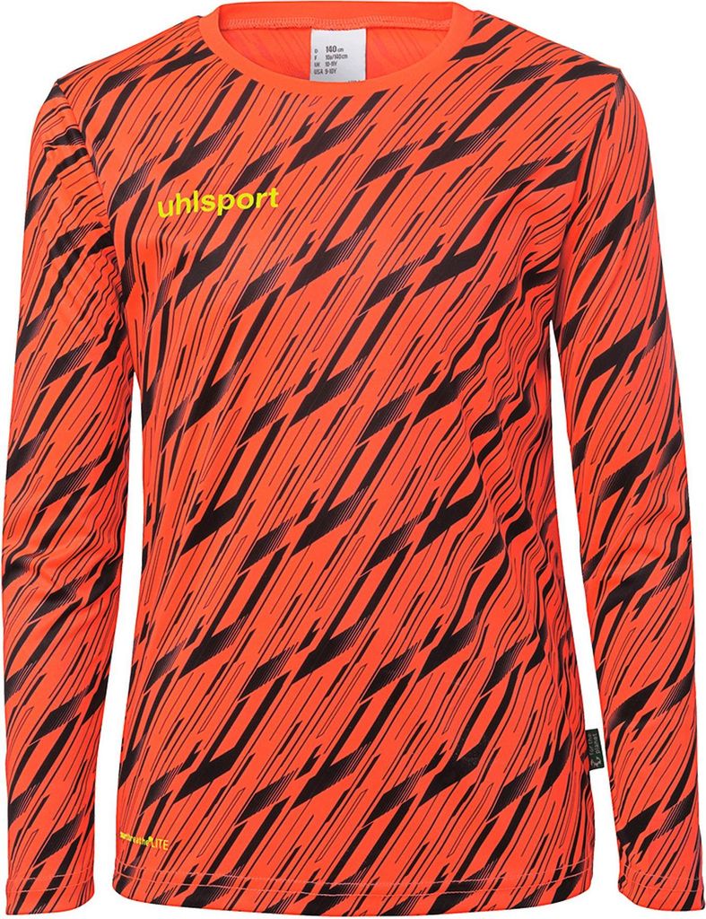 Uhlsport Progressive Torwart Set Junior - fluo rot/schwarz/fluo gel, Größe:164