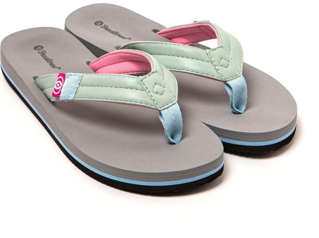 BRASILERAS Damen Zehensandalen mit rutschfester Sohle bequem schuhe für strand/schwimmbad/stadt türkis 40 EU - UBYOG