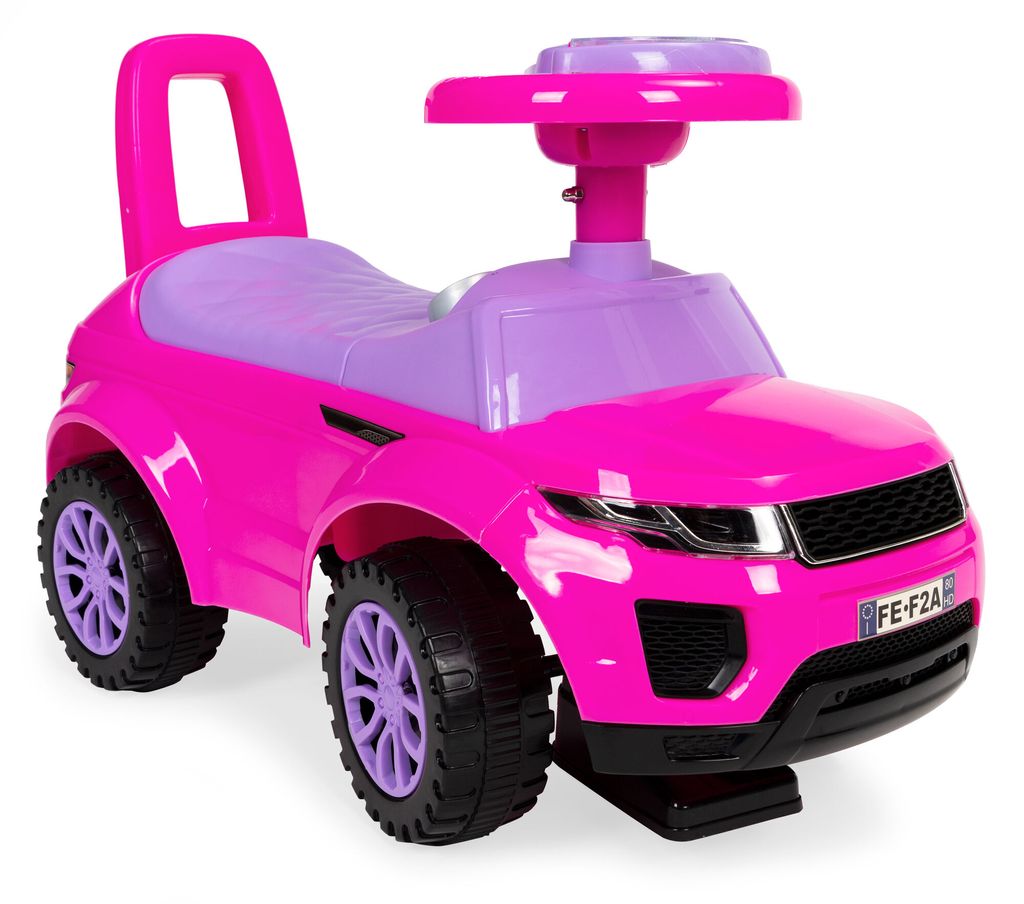 ECOTOYS Reflektor Auto mit Melodien rosa