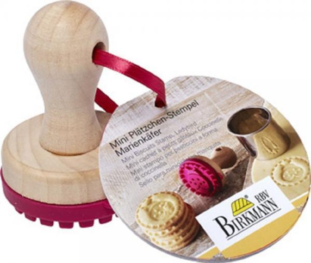 Birkmann Mini Keksstempel Marienkäfer Ø5 cm mit Silikonscheibe