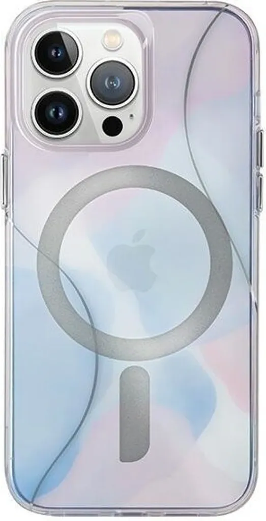 Custodia Protettiva iPhone 15 Pro Max MagSafe Uniq Coehl Blu Palette