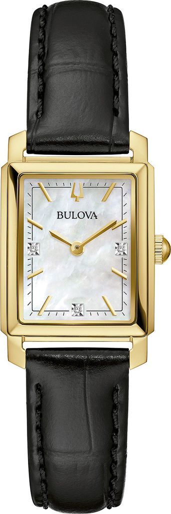 Bulova 97P166 Damen-Armbanduhr Sutton mit Lederband Produktbild 