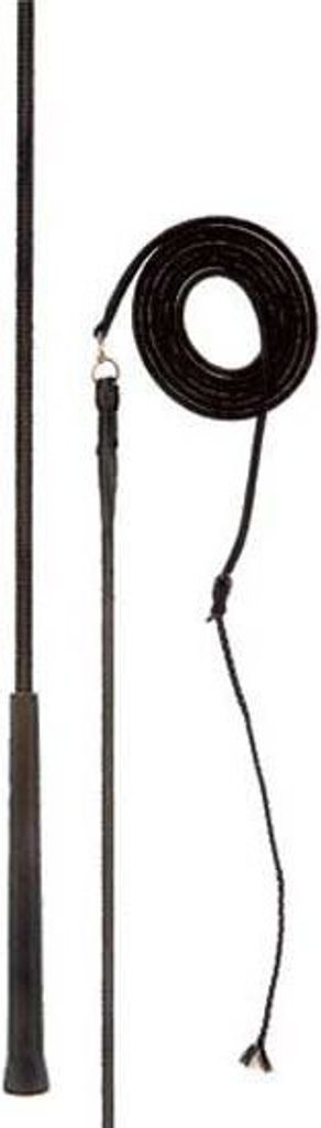 Hispano Hipica Nylon Schwenk Arena Peitsche Schwarz 180 cm Schwarz 180 cm